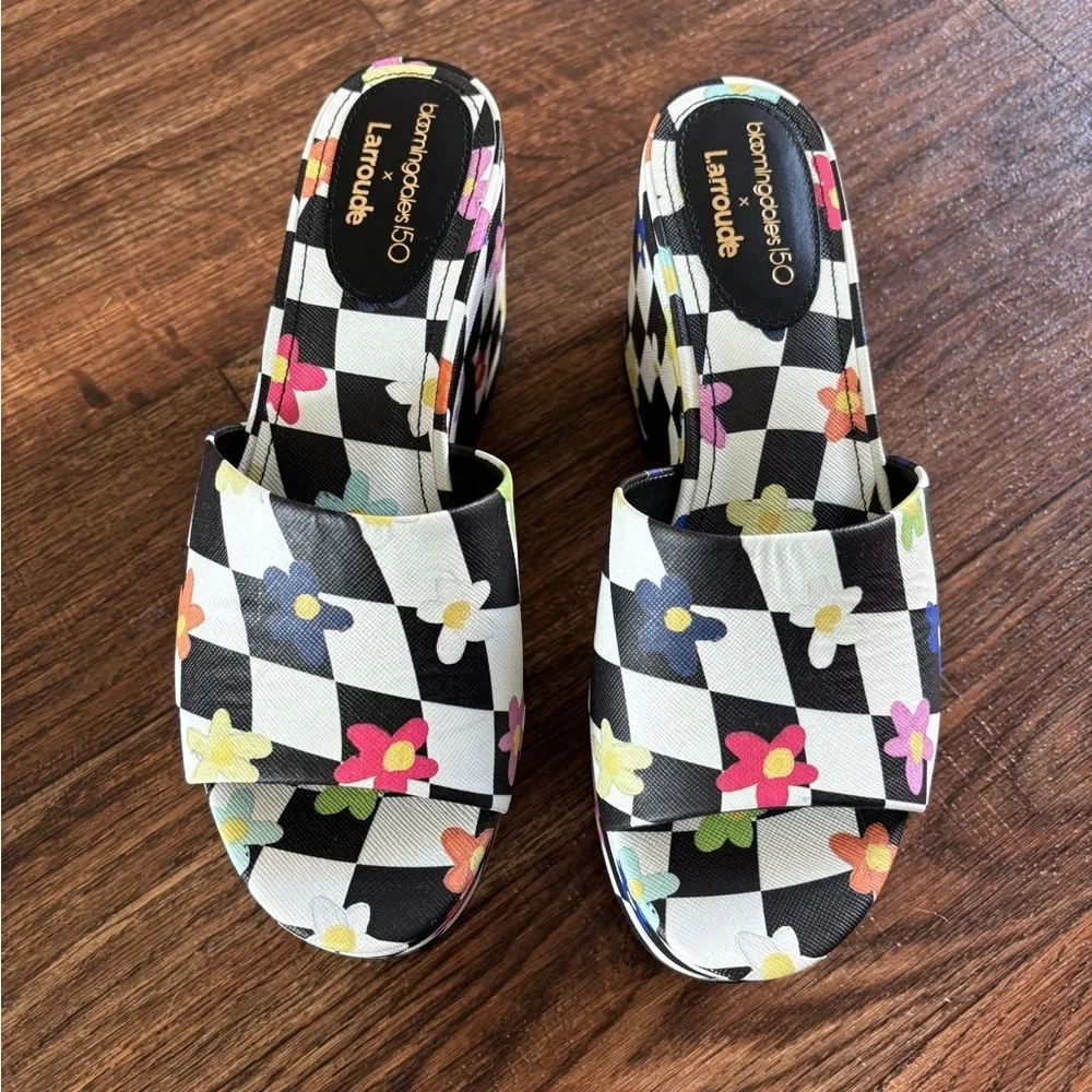 Larroudé Miso Platform Heels Iconic Retro  Size: 7.5